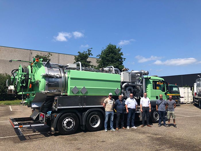 KOKS EcoVac Combi low pressure vacuum truck delivered to Group Peeters